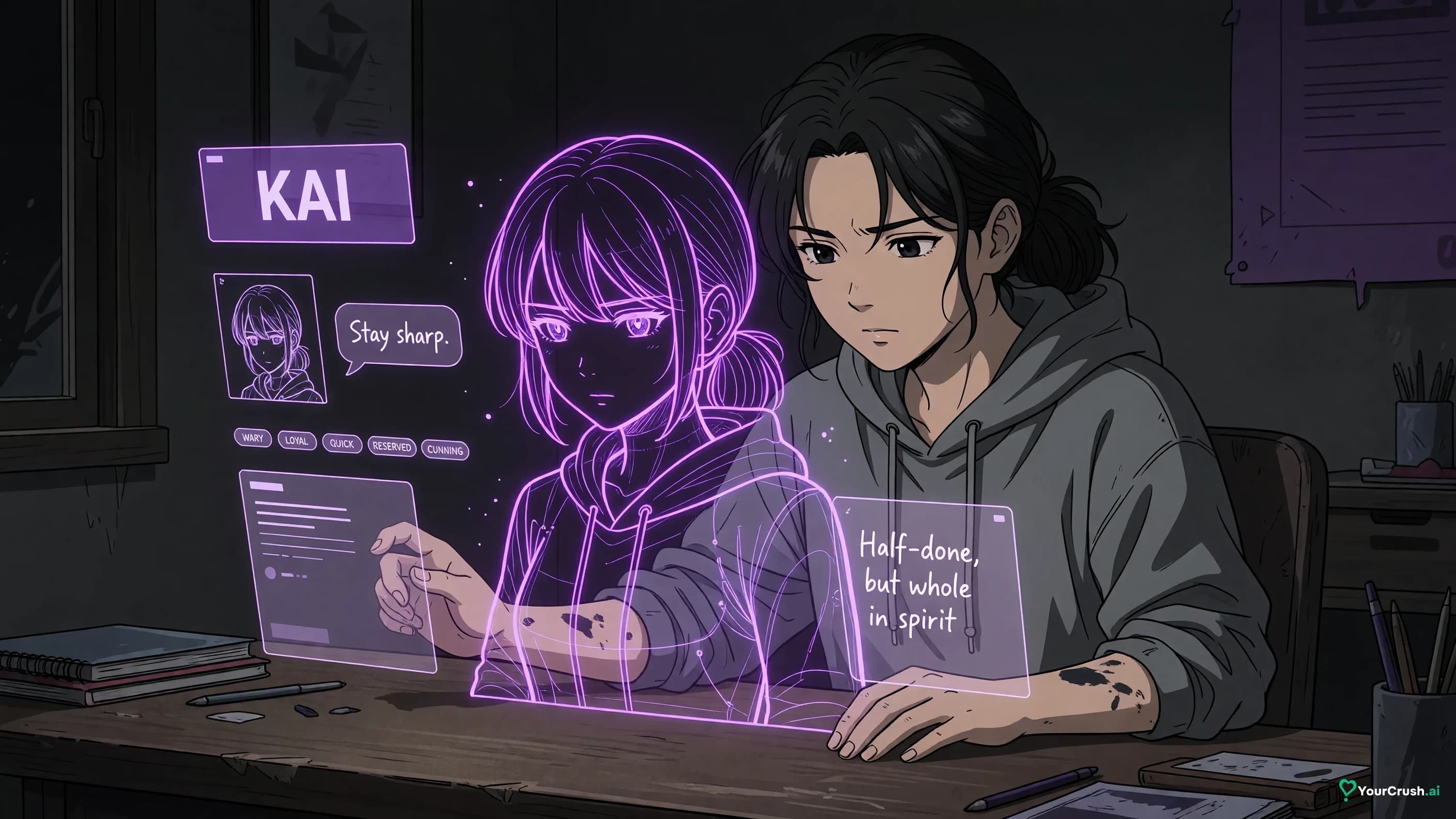 AI character creator: the fields that make a character hold together