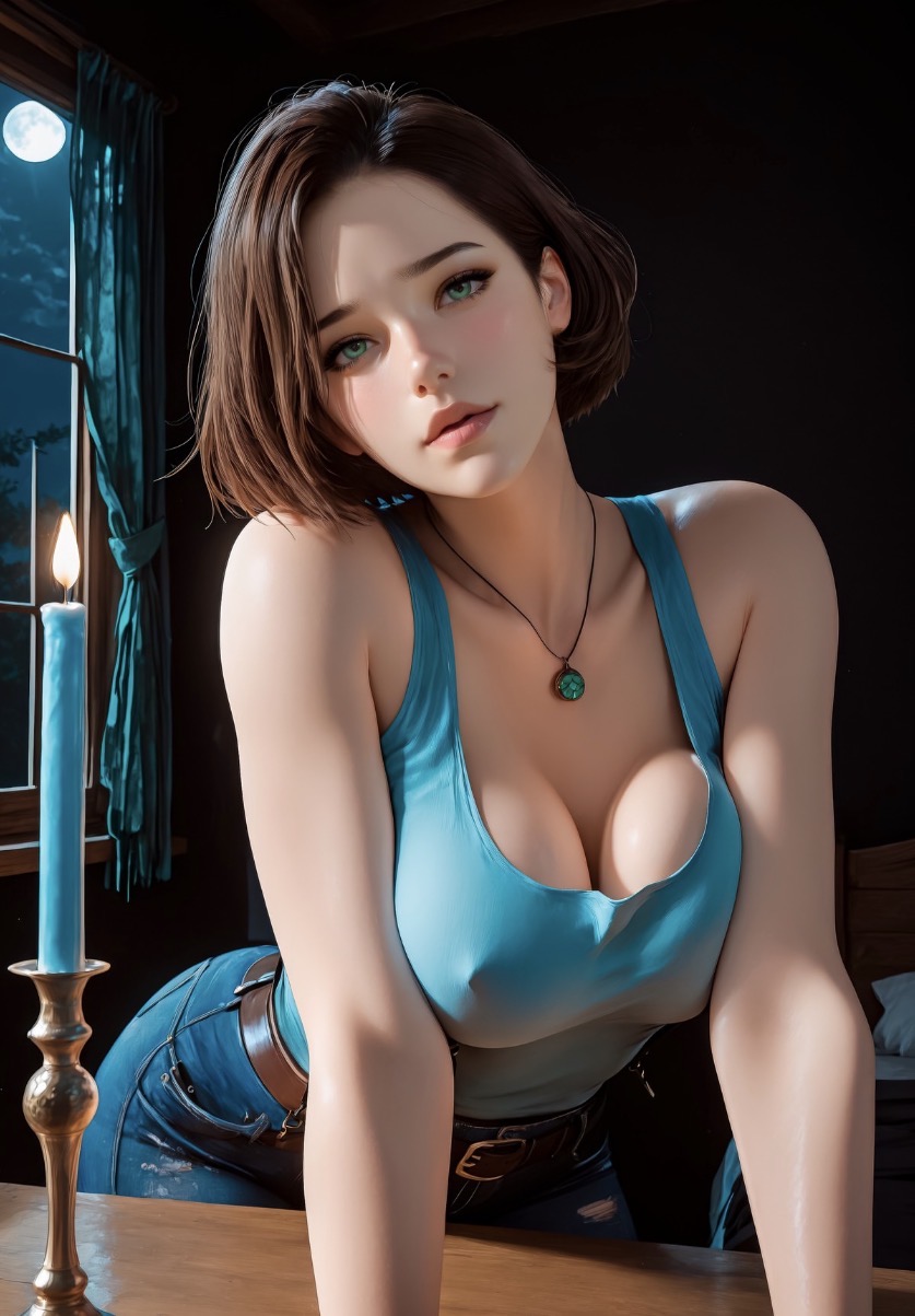 Jill Valentine AI character from Resident Evil