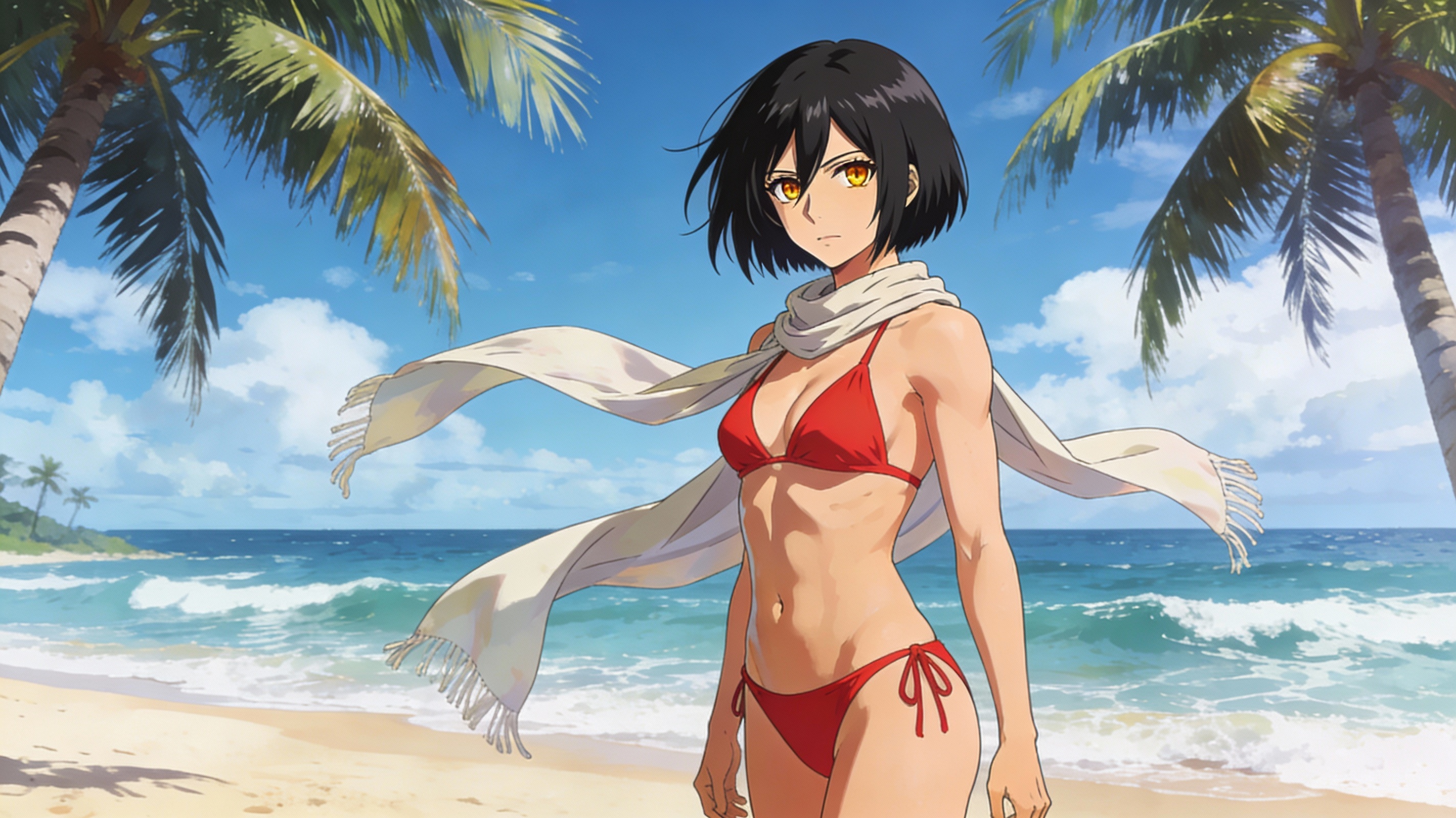 Mikasa AI character from Attack on Titan