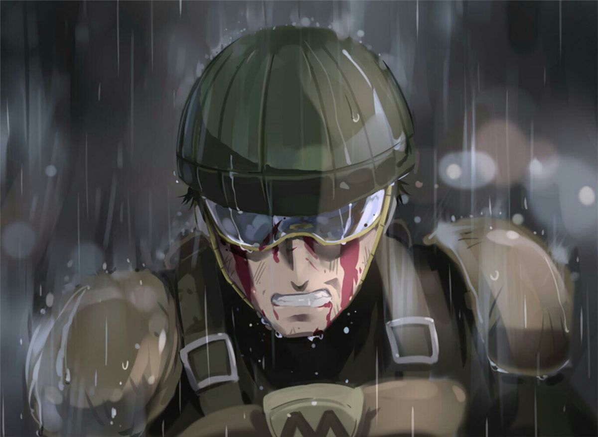 Mumen Rider AI character from One Punch Man