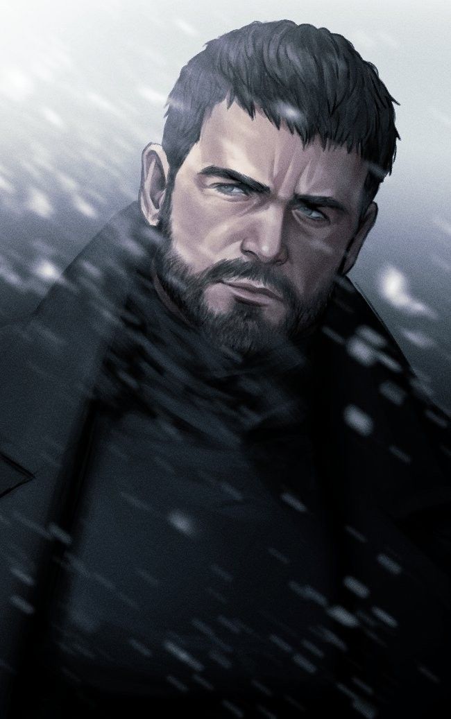 Chris Redfield AI character from Resident Evil