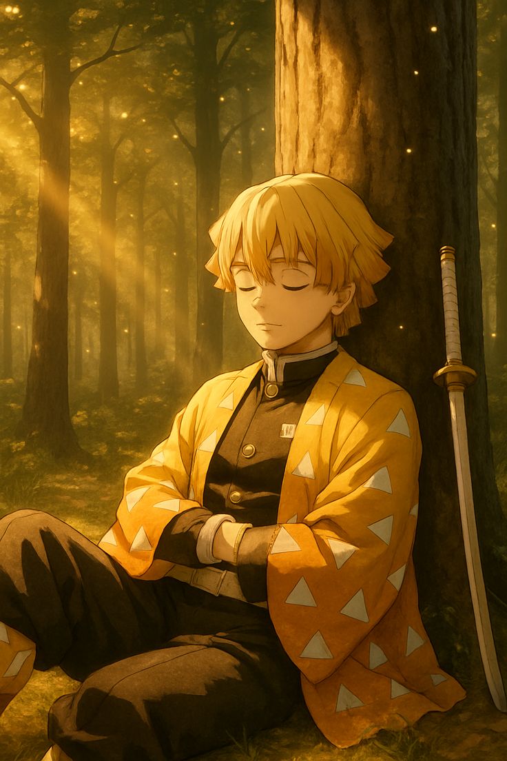 Zenitsu Agatsuma AI character from Demon Slayer