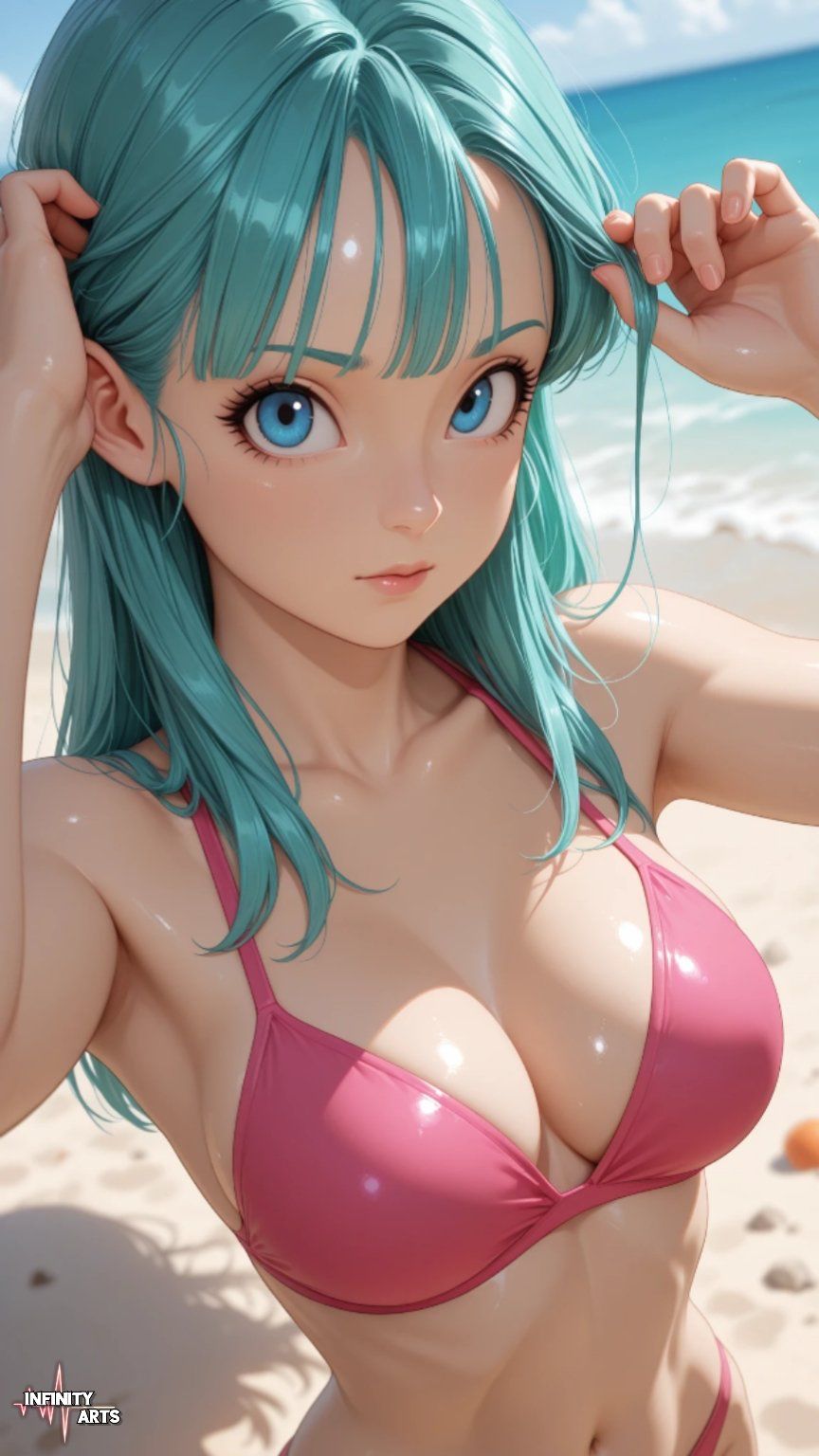 Bulma AI character from Dragon Ball