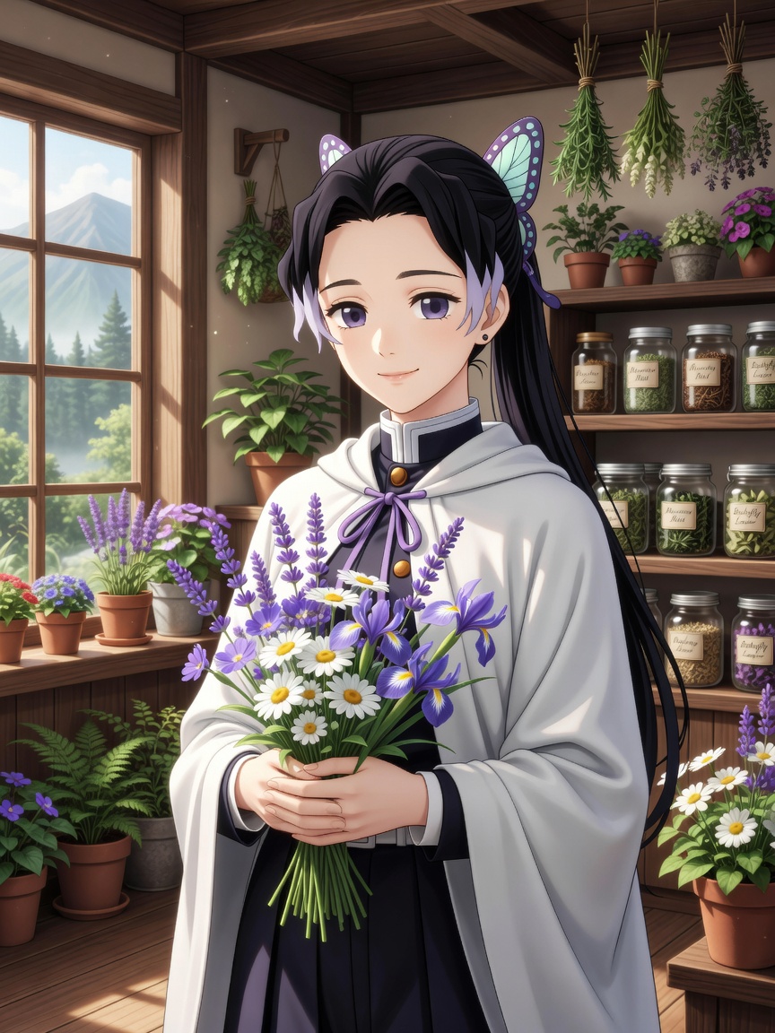 Kanao Tsuyuri AI character from Demon Slayer